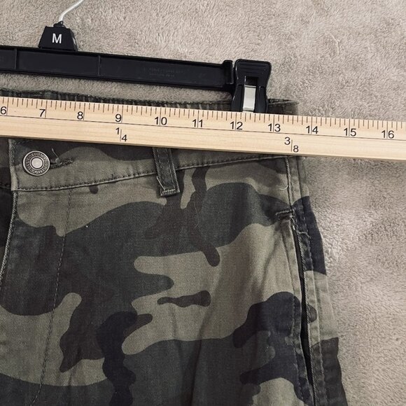 C Sono Cargo Pants Womens 7 Straight Leg Cargo Pockets Outdoor‎ TWP82 Camo - Picture 10 of 16